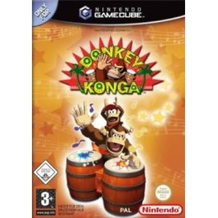 Donkey Konga mit Trommeln (OA) (Game Cube, gebraucht) **