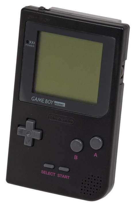 Game Boy pocket Konsole - schwarz (OVOA) (gebraucht) **