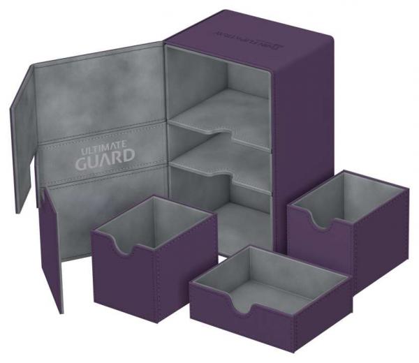 Twin Flip&#180;n&#180;Tray Deck Case 160+ Standard Size XenoSkin Purple