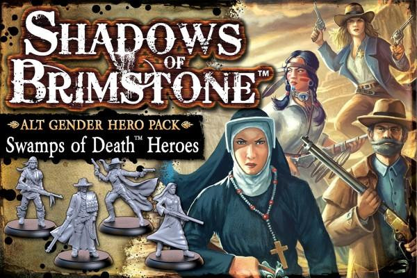 Shadows of Brimstone: Alt Gender Hero Pack ? Swamps of Death Heroes [Expansion] EN