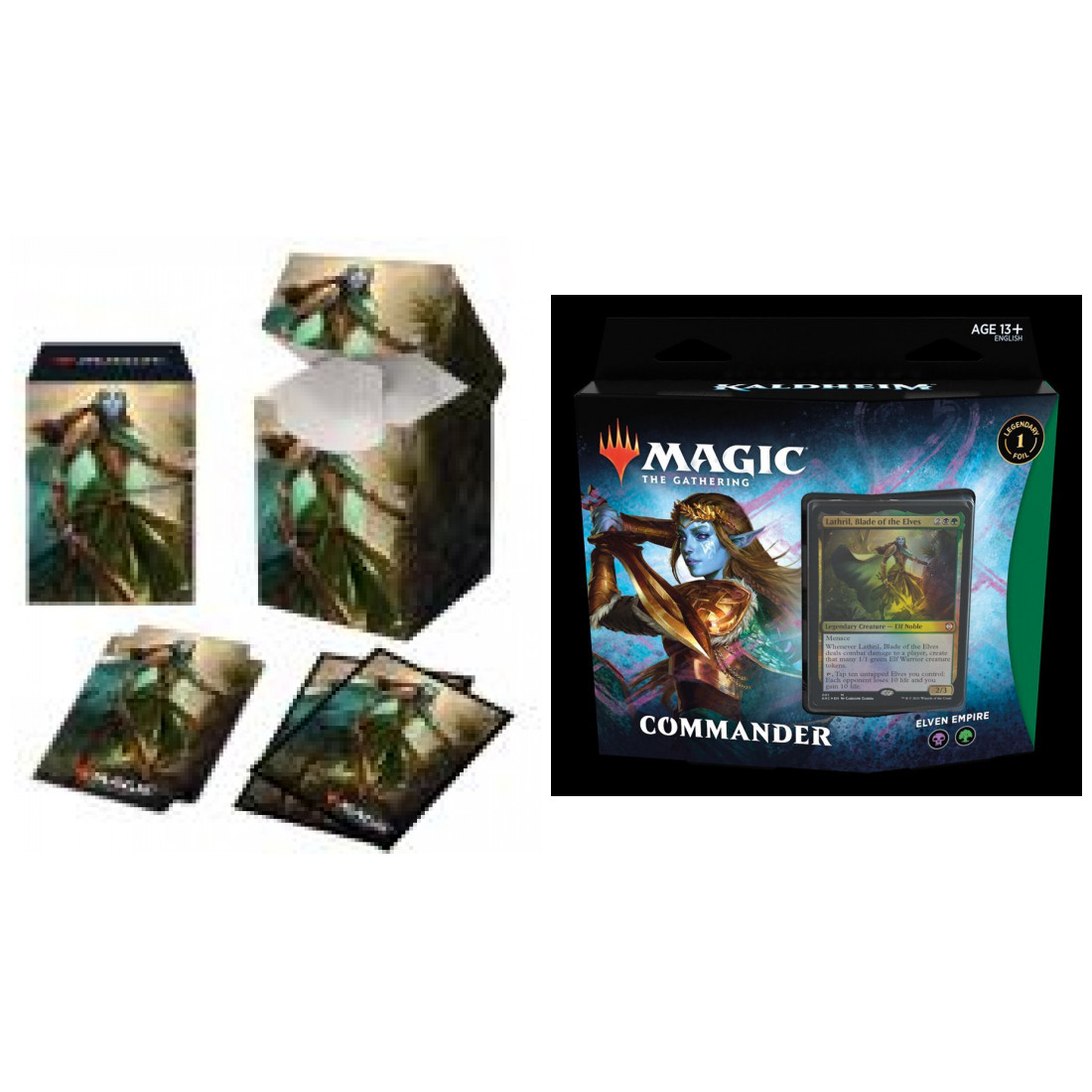 Kaldheim Commander Elven Empire + Zubehör Bundle EN Kaldheim Commander Elven Empire + Zubehör Bundle EN