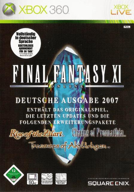 Final Fantasy XI Online: Deutsche Ausgabe 2007 (Xbox 360, gebraucht) ** Final Fantasy XI Online: Deutsche Ausgabe 2007 (Xbox 360, gebraucht) **