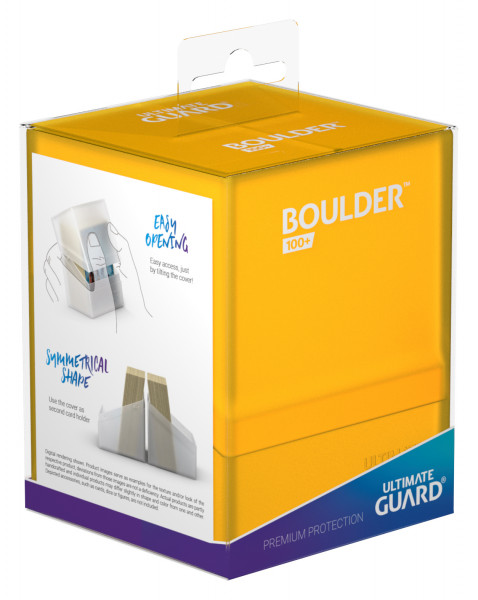 Boulder & Trade Deck Case 100+ Standardgröße Amber