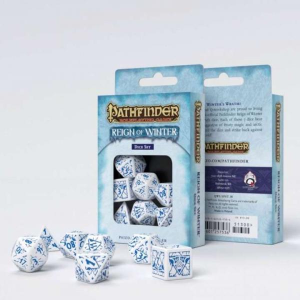 Pathfinder Reign of Winter Dice Set (7)