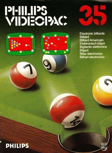 Electronic Billiards - Videopac #35 (Magnafox Odyssey, gebraucht) **