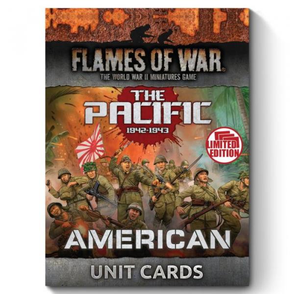 The Pacific: American Unit Cards (x36) - Limited Edition