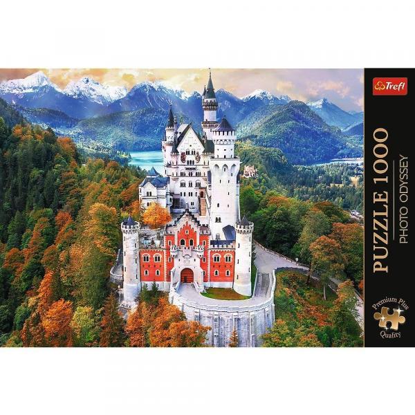 Puzzle 1000 - Photo Odyssey - Schloss Neuschwanstein, Deutschland (Premium Plus)