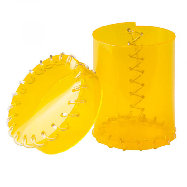 Age of Plastic Yellow Dice Cup (PVC)