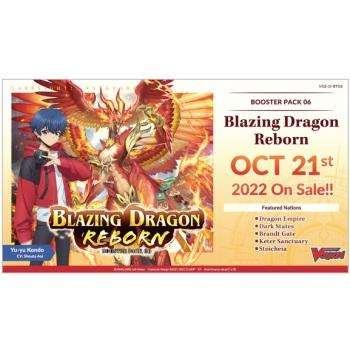 Cardfight!! Vanguard will+Dress - Blazing Dragon Reborn Booster Display (16 Packs) - EN Cardfight!! Vanguard will+Dress - Blazing Dragon Reborn Booster Display (16 Packs) - EN
