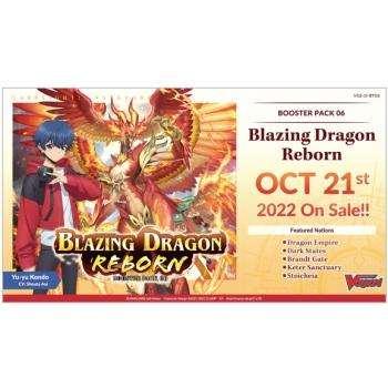 Cardfight!! Vanguard will+Dress - Blazing Dragon Reborn Booster Display (16 Packs) - EN