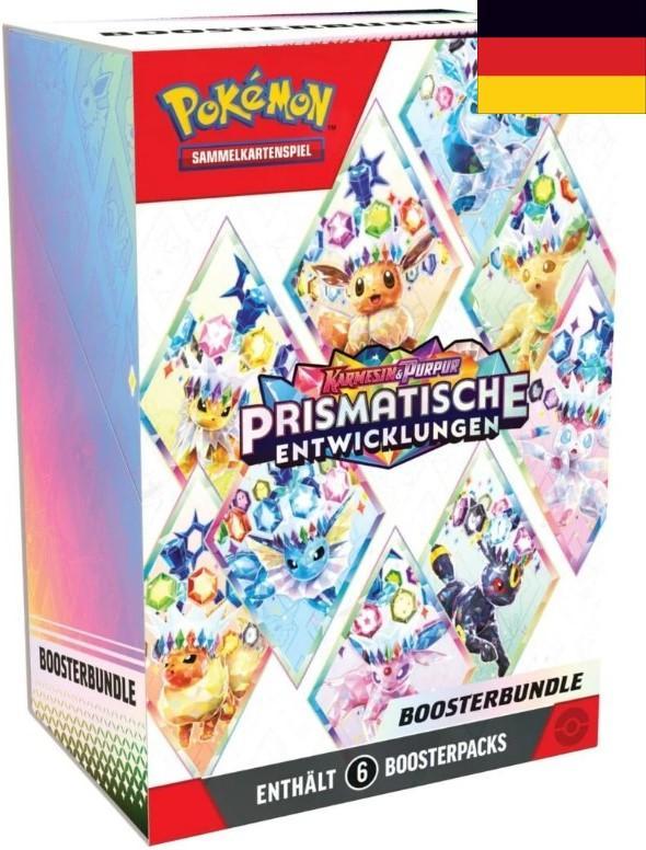 Pokémon Karmesin & Purpur 08.5 Prismatische Entwicklungen Booster Bundle DE