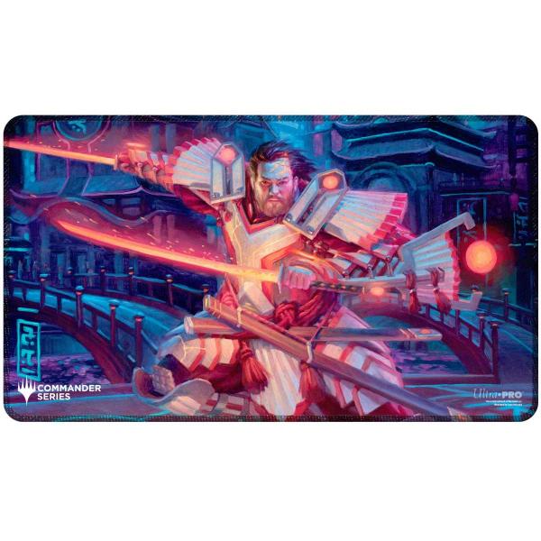 Ultra Pro - Magic The Gathering Commander Series 5 - Fan Voted - Isshin Two Heavens as One Stitched Edge Playmat