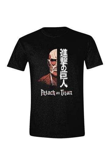 Attack on Titan T-Shirt Half Colossal L