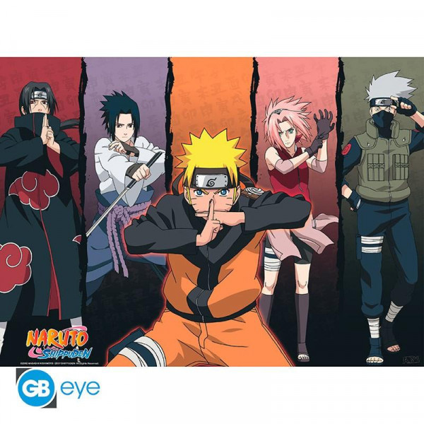 NARUTO SHIPPUDEN - Poster "Shippuden Group 1" (52x38)