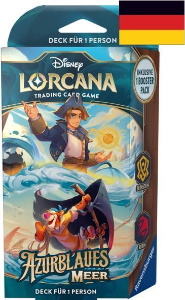 Disney Lorcana - Azurblaues Meer: Starter Deck Bernstein und Rubin DE