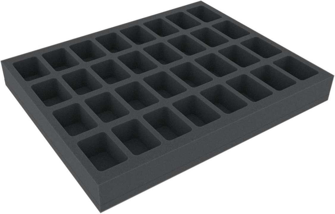 FSMEDS040BO 40 mm Full-Size Schaumstoffeinlage mit 32 Fächern FSMEDS040BO 40 mm Full-Size Schaumstoffeinlage mit 32 Fächern