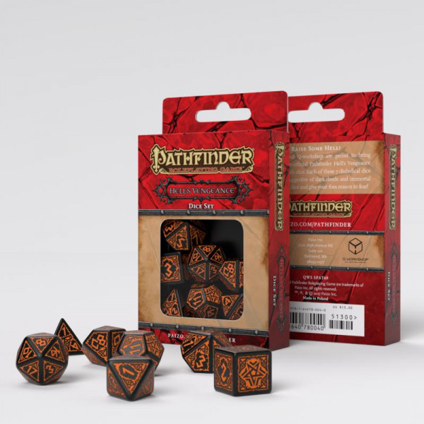 Pathfinder Hell's Vengeance Dice Set (7)