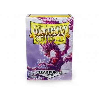 Dragon Shield Card Sleeves - Matte Clear Purple (100)