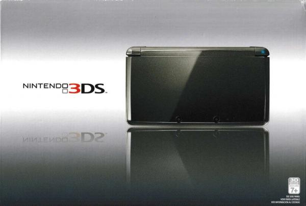 Nintendo 3DS Konsole - Cosmo Black (KANADA) (gebraucht) **