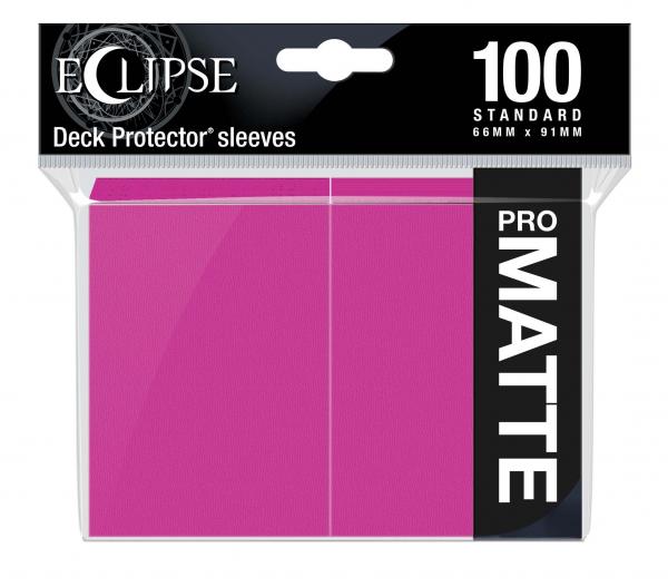 Eclipse Matte Standard Sleeves: Hot Pink