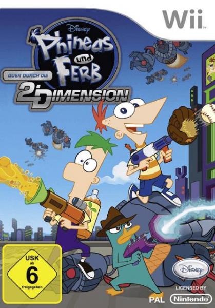 Phineas und Ferb - Quer durch die 2. Dimension (Wii, gebraucht) **