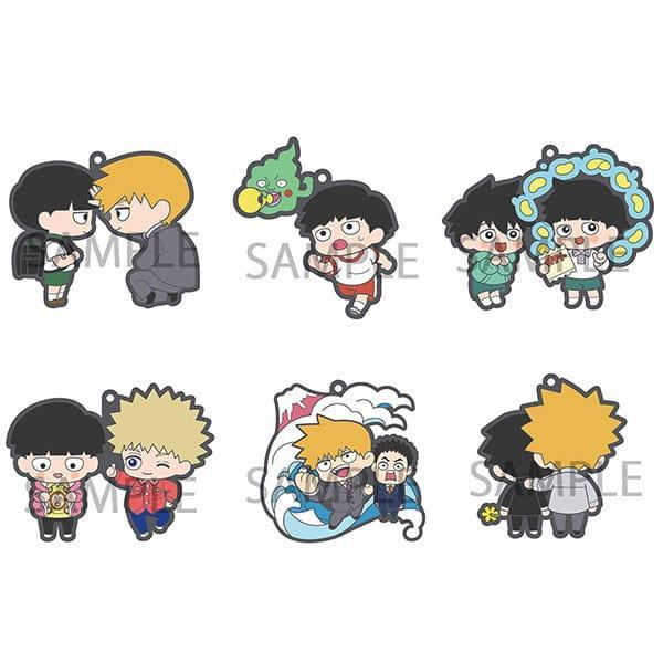 Mob Psycho 100 III Gummi-Anhänger 6 cm Sortiment Buddy Collection