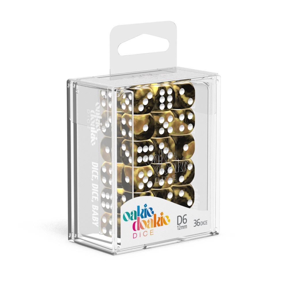 Oakie Doakie Dice W6 Würfel 12 mm Gemidice - Hornet (36) Oakie Doakie Dice W6 Würfel 12 mm Gemidice - Hornet (36)