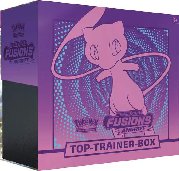 PKM SWSH08 Fusions Angriff Top-Trainer Box A DE PKM SWSH08 Fusions Angriff Top-Trainer Box A DE