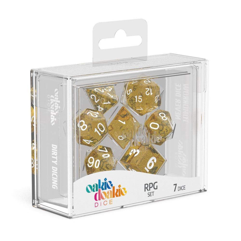 Oakie Doakie Dice Würfel RPG-Set Speckled - Orange (7) Oakie Doakie Dice Würfel RPG-Set Speckled - Orange (7)