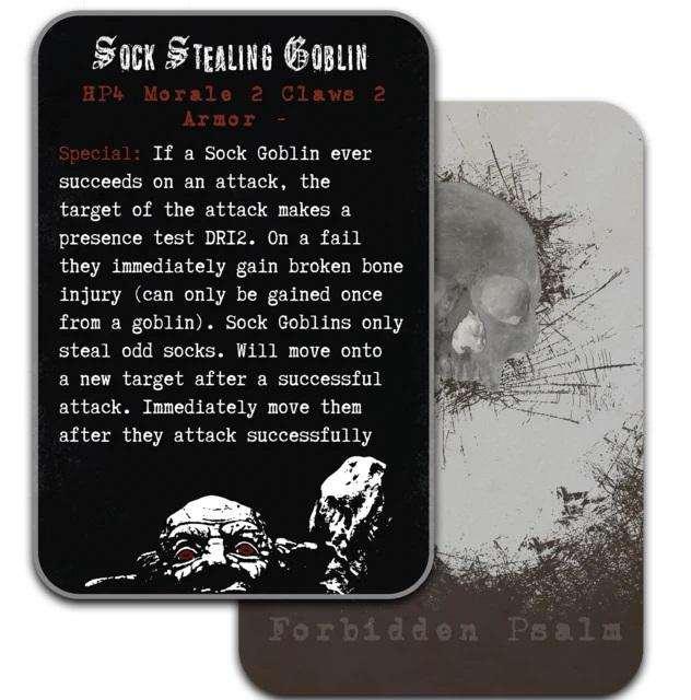 Mörk Borg RPG: Forbidden Psalm Monster Reference Deck Mörk Borg RPG: Forbidden Psalm Monster Reference Deck