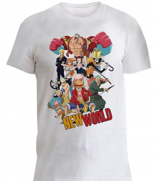 ONE PIECE - Tshirt "New World Group" man XS