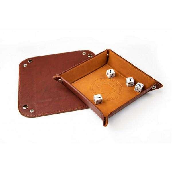 Control Ur Roll Leather Dice Tray