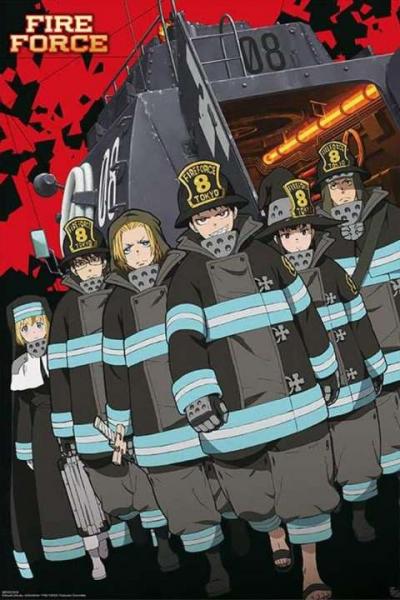 Fire Force - Poster "Key Art S1 Company 8" (91.5X61)