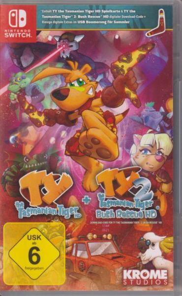 Ty the TasmanianTiger HD+Ty the Tasmanian Tiger 2:Bush Rescue HD (Nintendo Switch, gebraucht) **