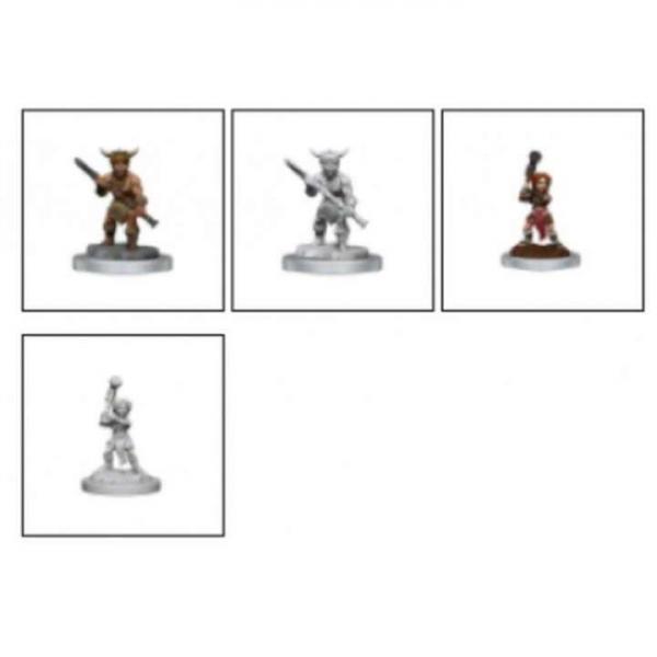 D&D Nolzurs Marvelous Minis W18 Halfling Barbarians