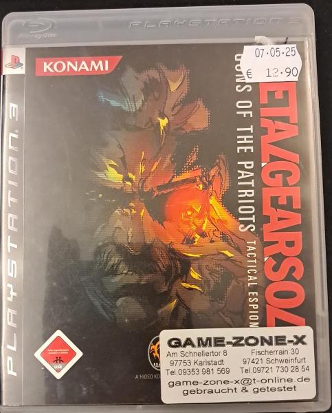 Metal Gear Solid: Guns of the Patriots (Playstation 3, gebraucht) **