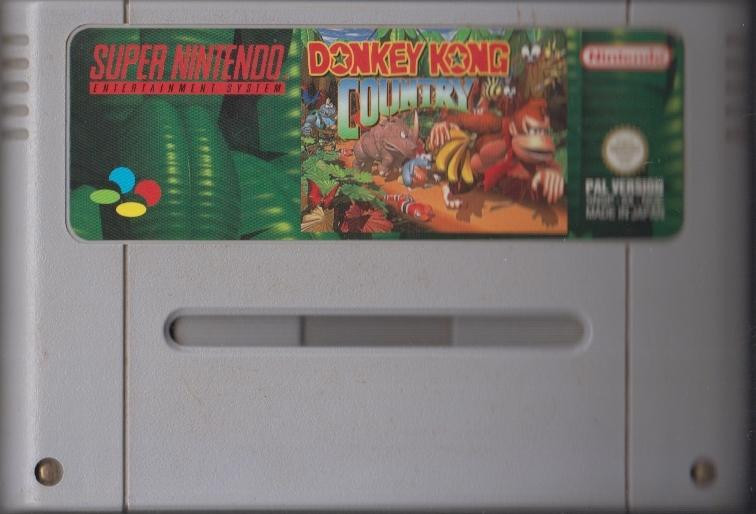 Donkey Kong Country - MODUL (snsp-8x-noe) (Super Nintendo, gebraucht) **