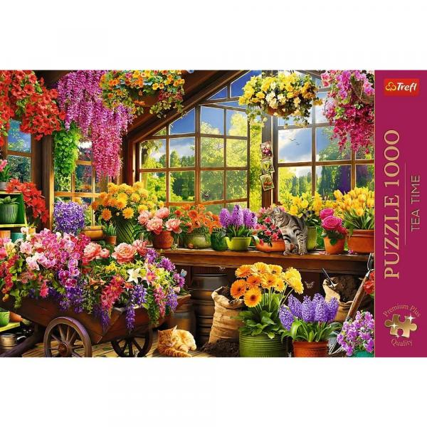 Puzzle 1000 - Tea Time - Vorbereitungen für den Frühling (Premium Plus)