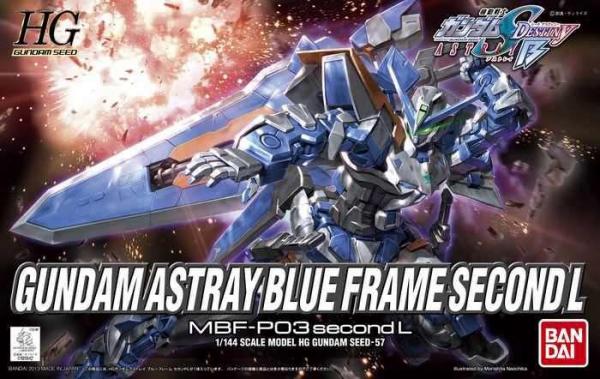 Gundam Seed: High Grade - Gundam Astray Blue Frame Second L 1:144 Scale Model Kit