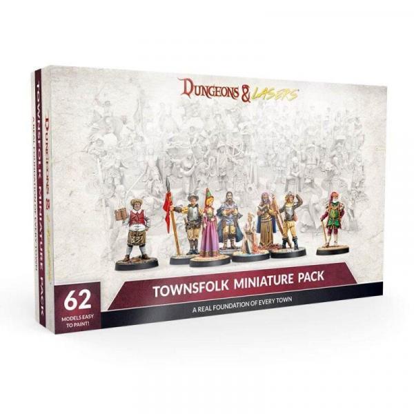 Dungeons & Lasers - Townsfolk Miniature Pack EN
