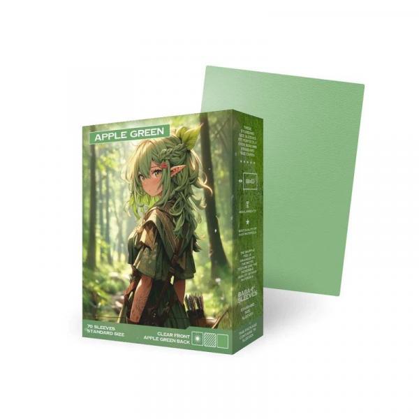 Baba Sleeves Matte Apple Green/ Apfel Grün Hüllen Standard Size (70)