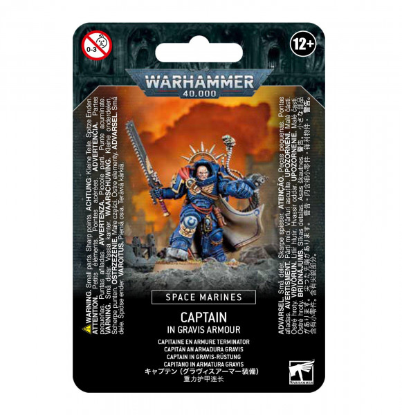 SPACE MARINES: CAPTAIN IN GRAVIS-RÜSTUNG