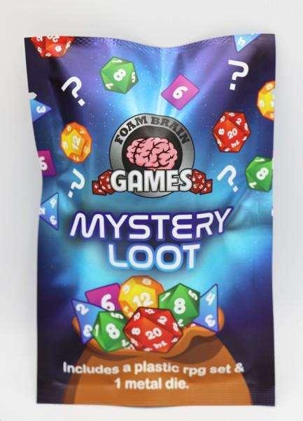 Mystery Loot Plastic RPG Dice Set & Bonus Metal Die Mystery Loot Plastic RPG Dice Set & Bonus Metal Die