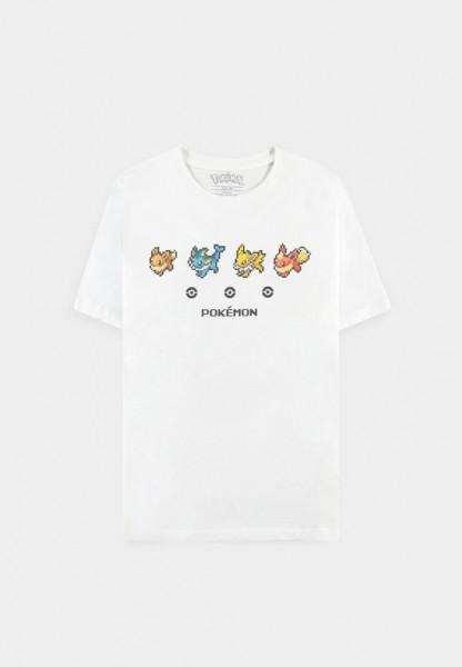 Pokemon: Pixel Eeveelutions Women'S T-Shirt Size L Pokemon: Pixel Eeveelutions Women'S T-Shirt Size L