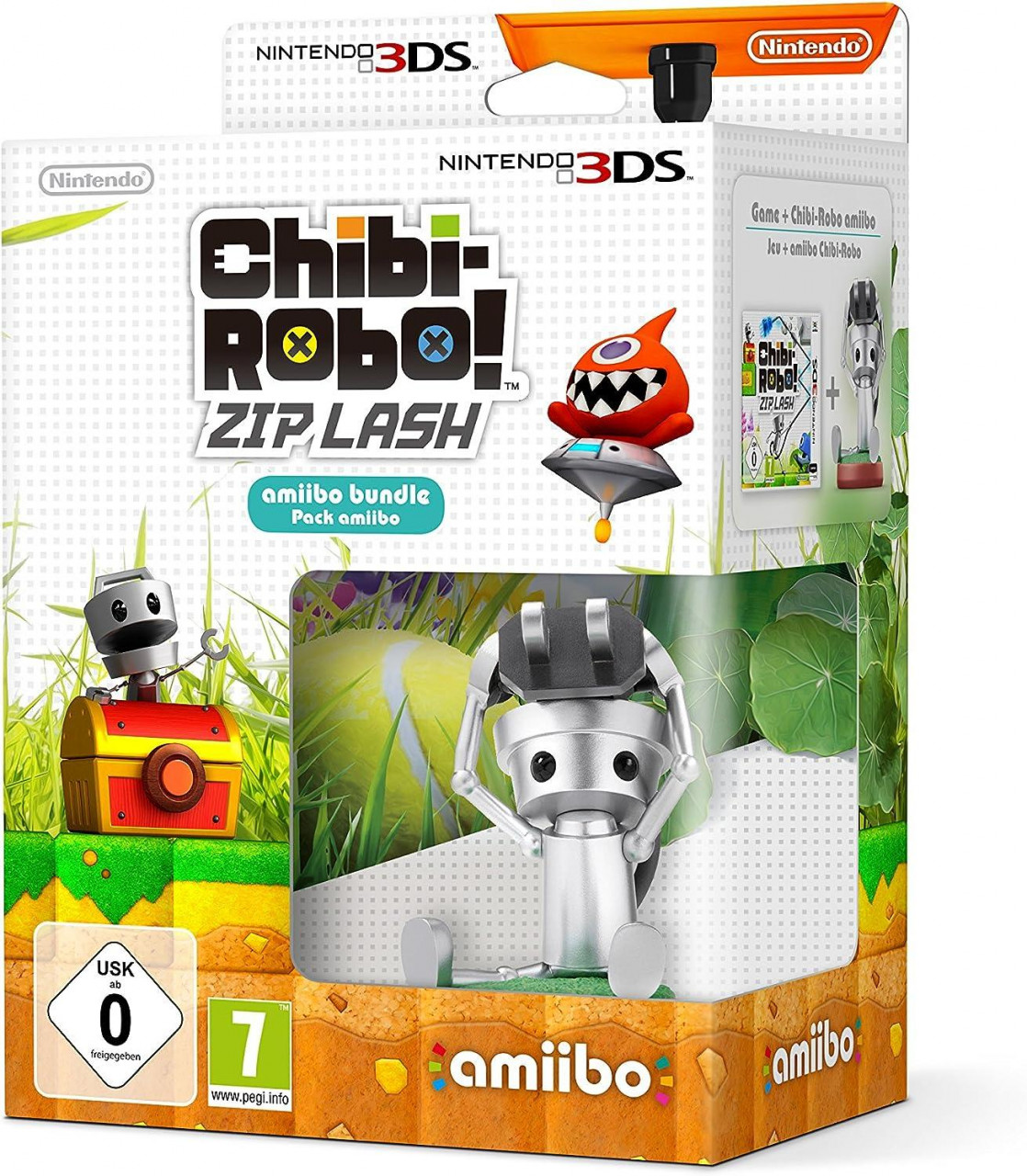 Chibi-Robo!: Zip Lash (Special Edition inkl. Amiibo) (Nintendo 3DS, NEU) **