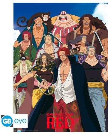 One Piece: Red - Poster «Red Hair Pirates» (52X38) One Piece: Red - Poster «Red Hair Pirates» (52X38)