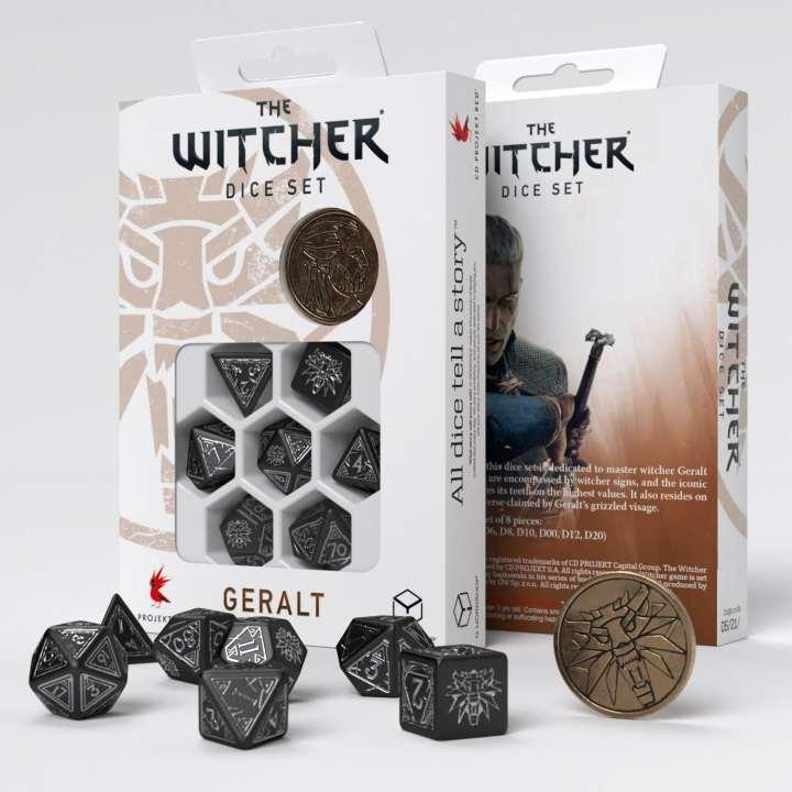 The Witcher Dice Set. Geralt - Silver Sword (7) The Witcher Dice Set. Geralt - Silver Sword (7)
