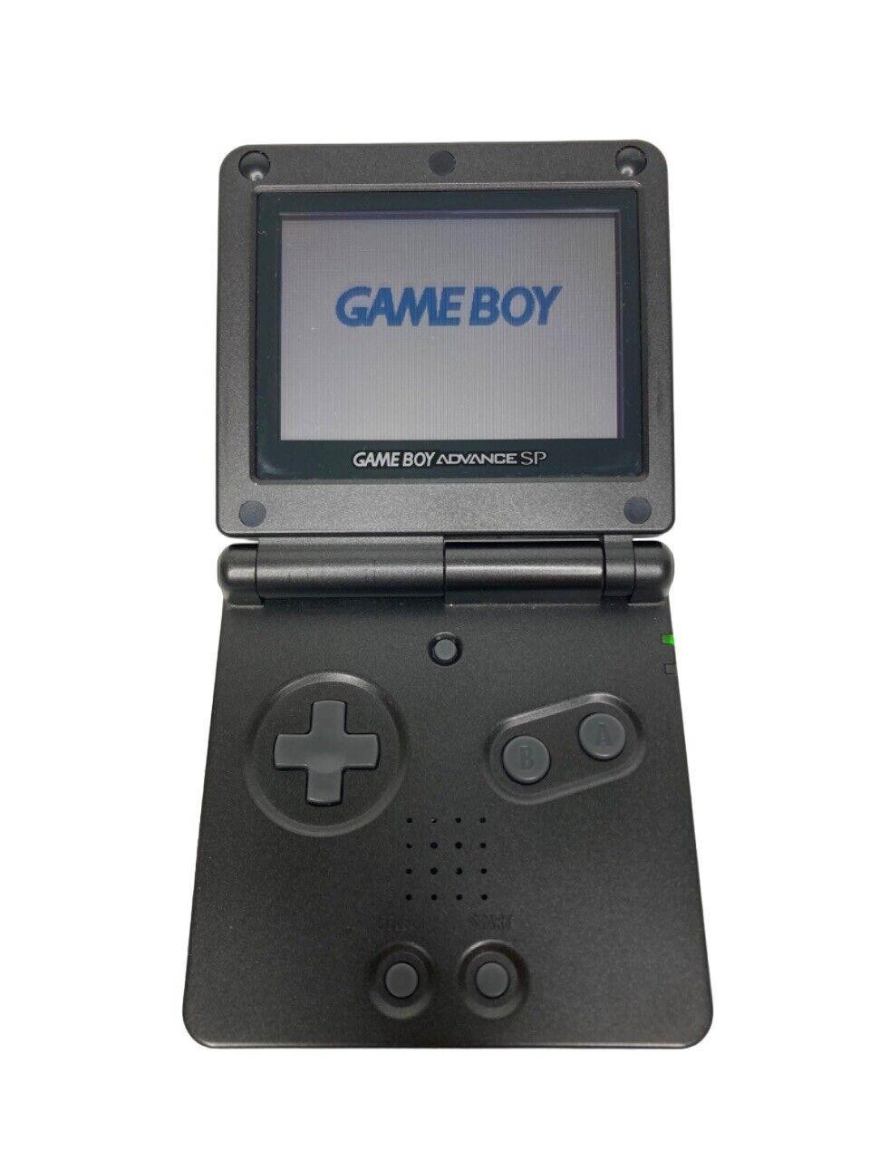 GameBoy Advance SP Konsole - schwarz (OVOA) (gebraucht) **