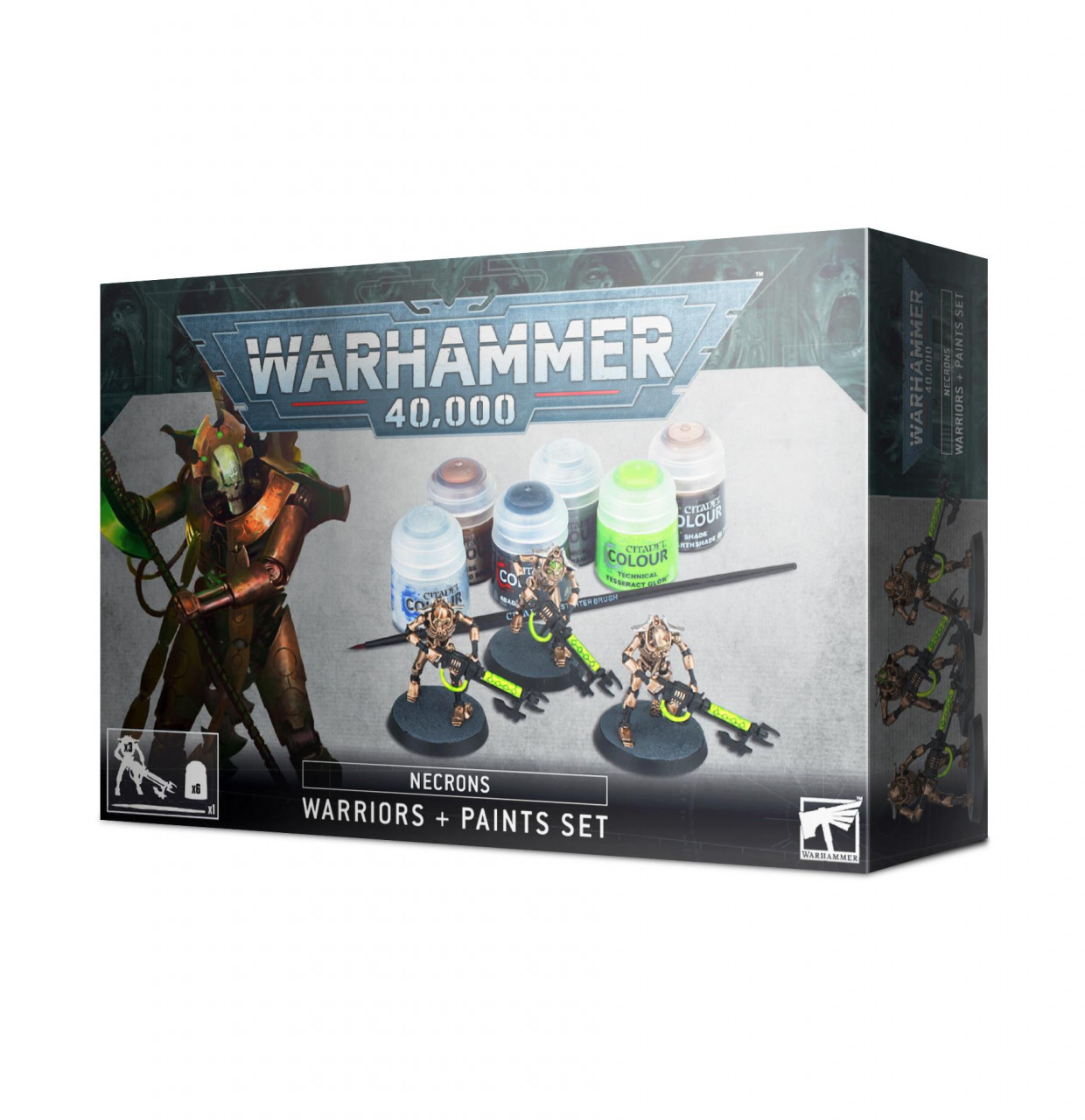 Necron Paint Set+ Ger/Fre/Ita/Dut/Cz/Slv (60-69) Necron Paint Set+ Ger/Fre/Ita/Dut/Cz/Slv (60-69)