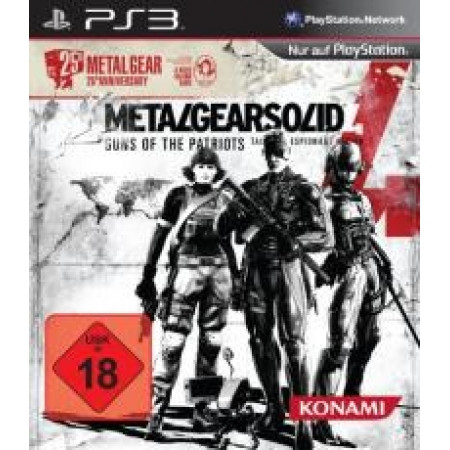 Metal Gear Solid 4: Guns of the Patriots - 25th Anniversary Edition (Playstation 3, gebraucht) **